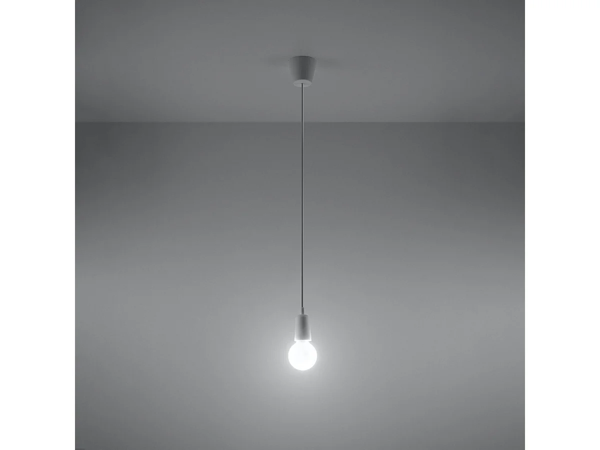 Lampe suspendue Dione 1 blanc