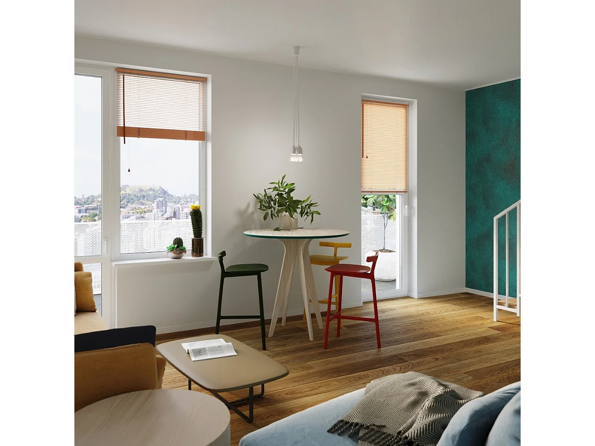 Lampe suspendue Dione 1 blanc