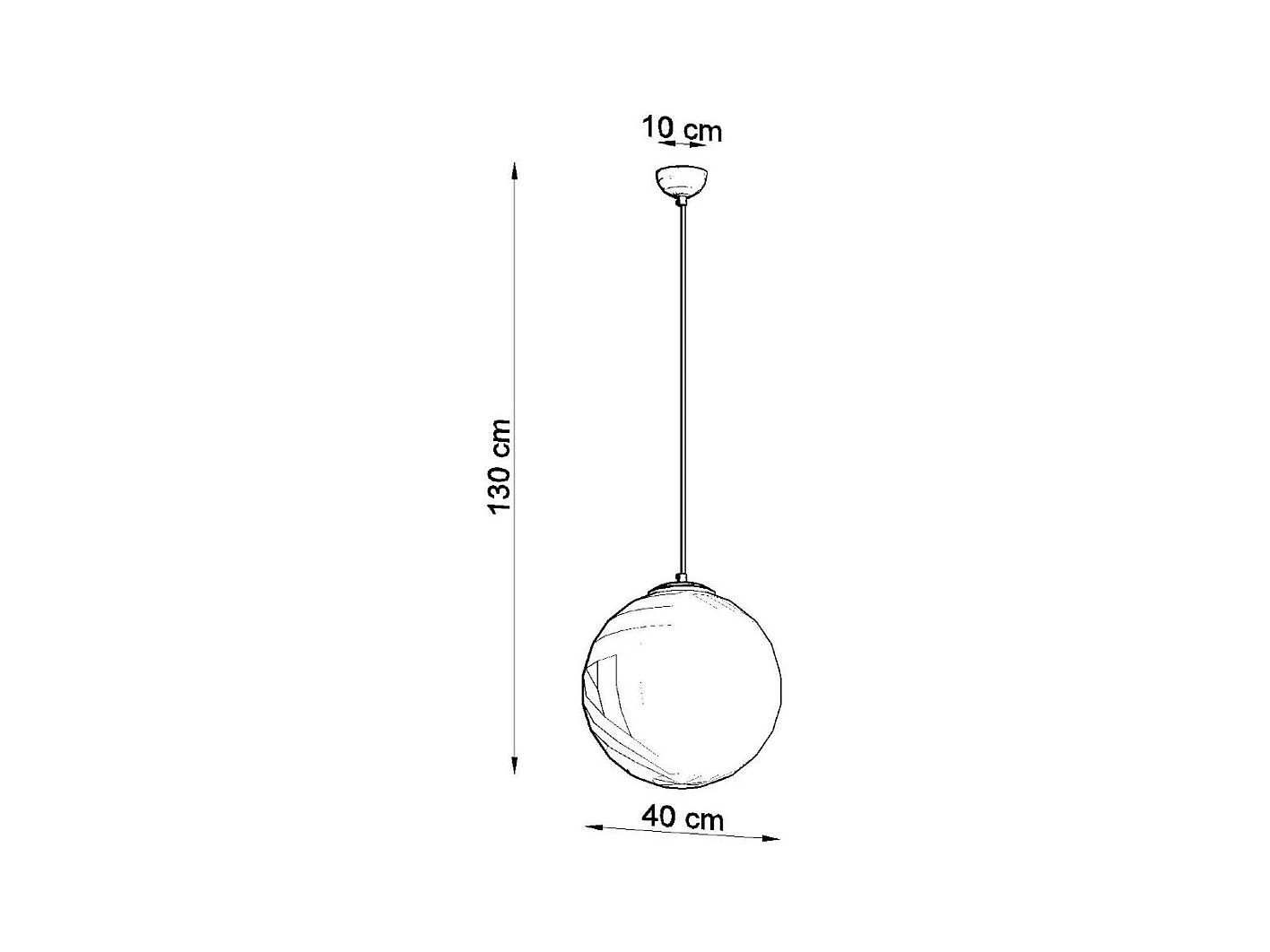 Lampe pendante Thiziri 40