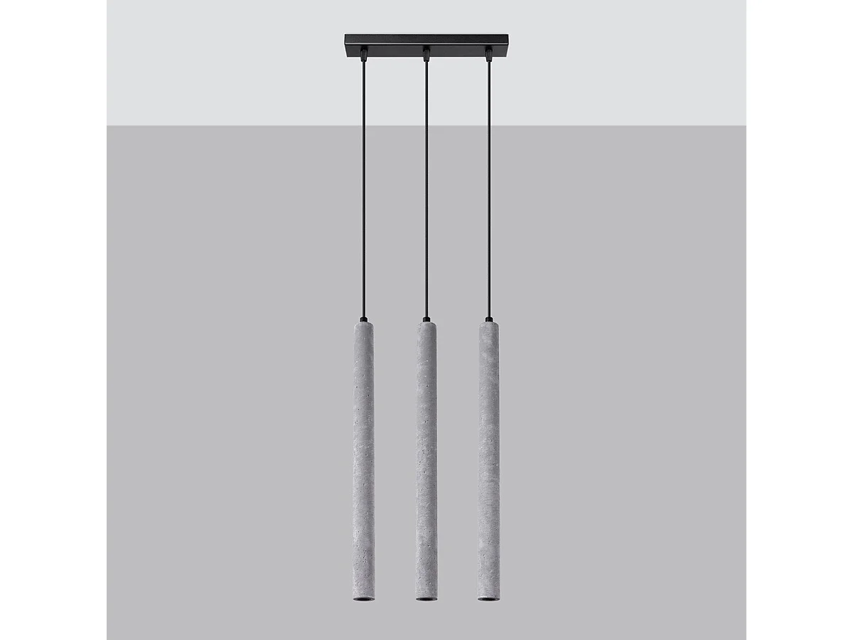 Lampe suspendue Novastel 3L béton