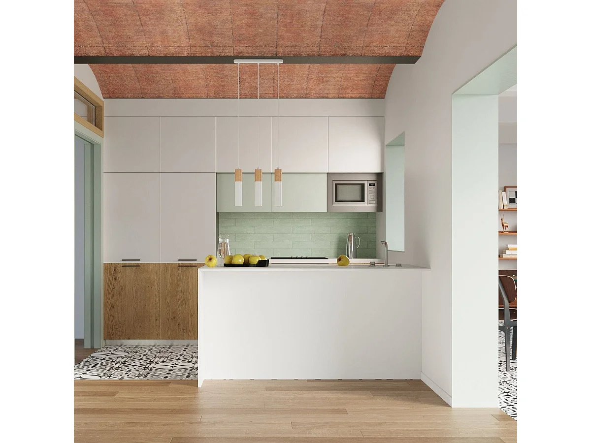 Lampe pendante Polaris 3 blanc