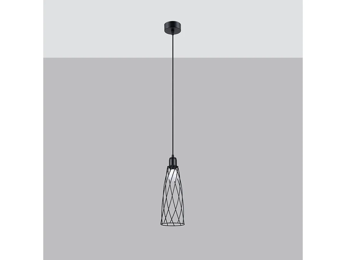 Lampe suspendue Chiara 1 noir