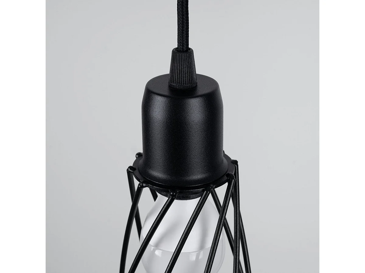 Lampe suspendue Chiara 1 noir
