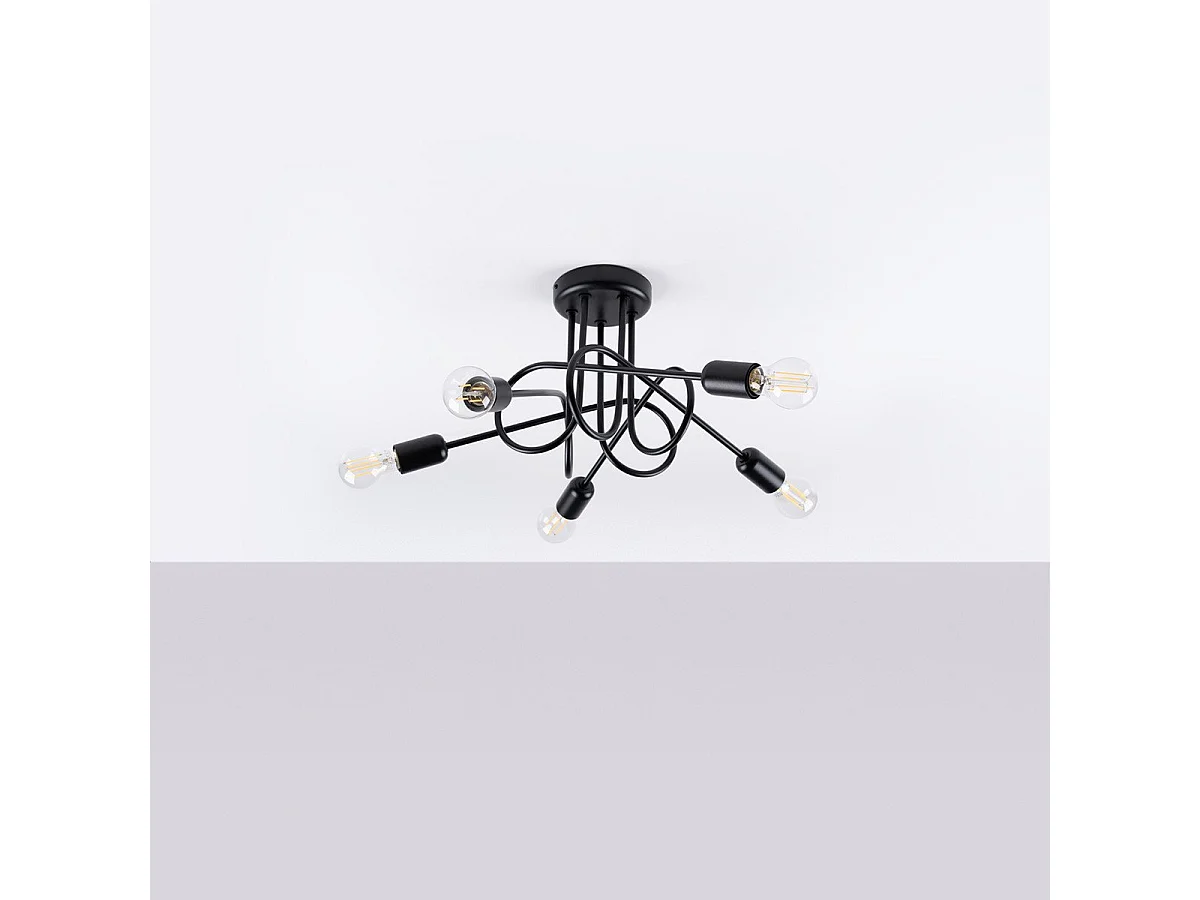 Lustre Oktobot 5 noir