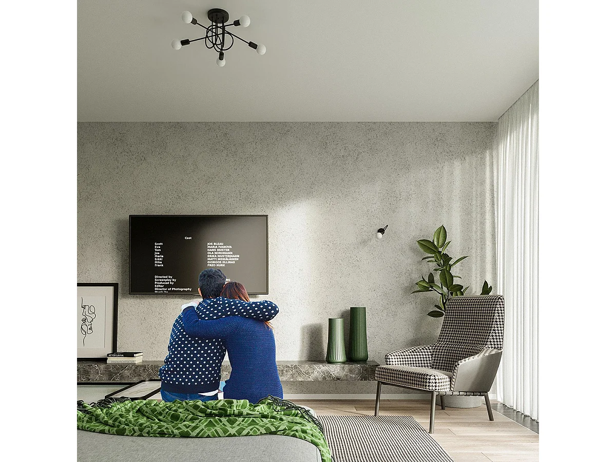 Lustre Oktobot 5 noir