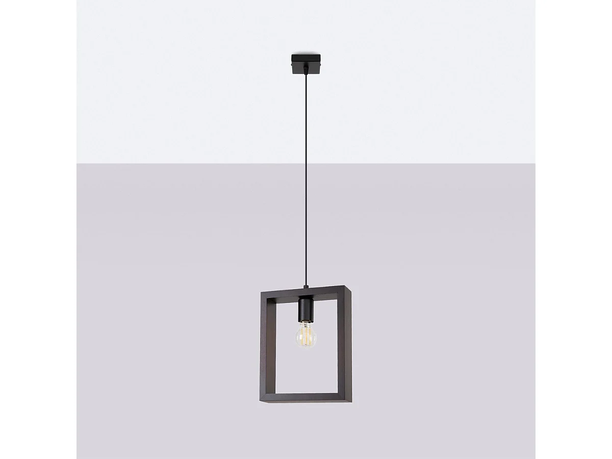 Lampe suspendue Astrelis wengé