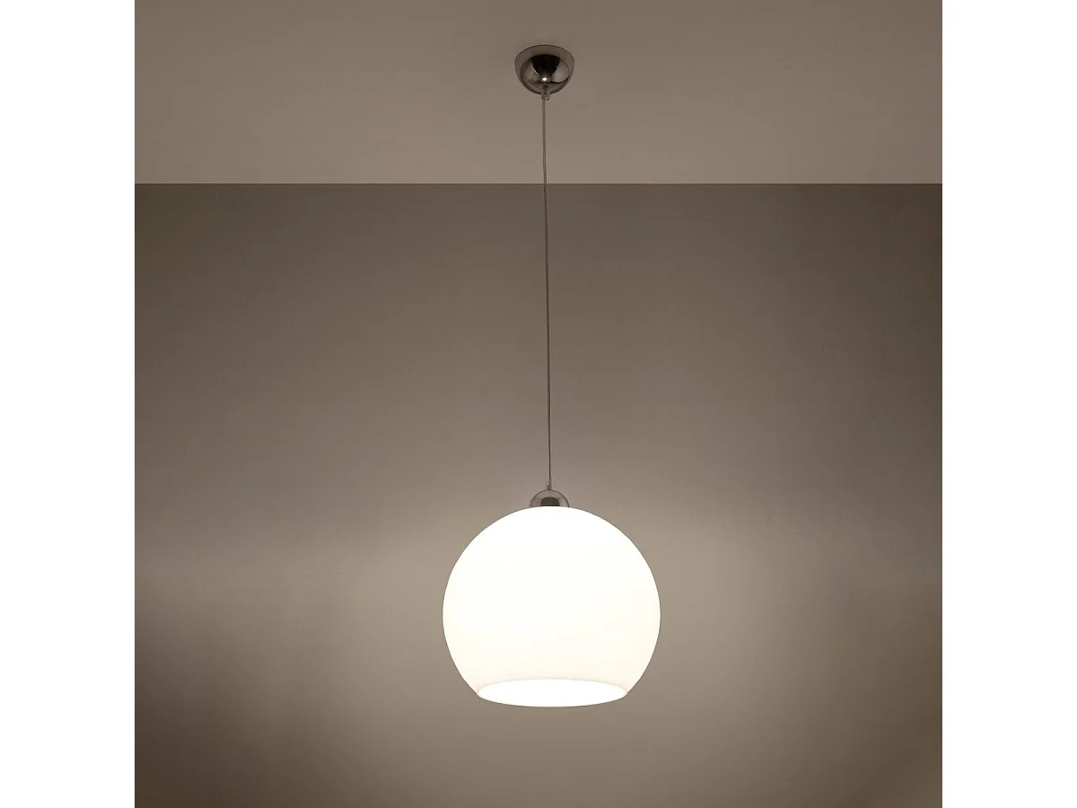 Lampe pendante Borealis blanc