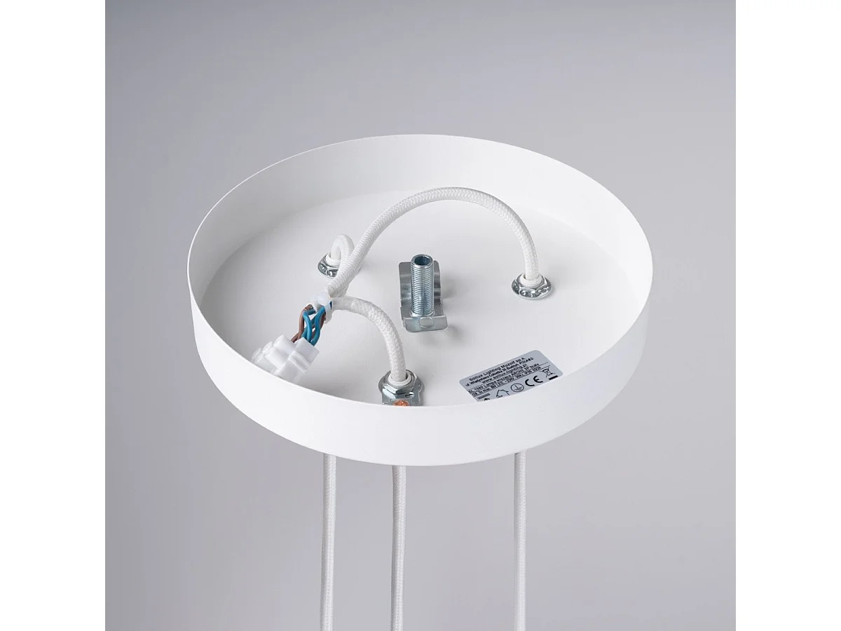 Lampe suspendue Astralis 3P blanc