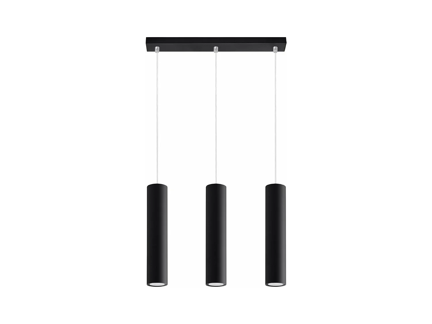 Lampe suspendue Luminis 3L noir