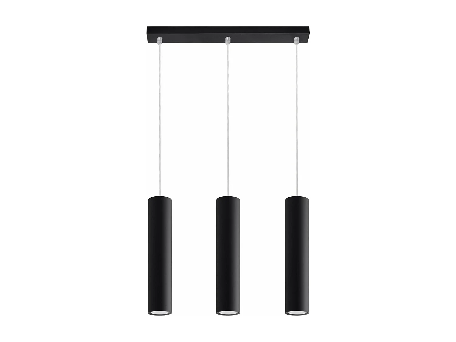 Lampe suspendue Luminis 3L noir