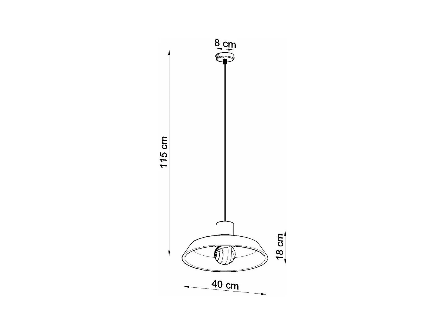 Lampe suspendue Aurora