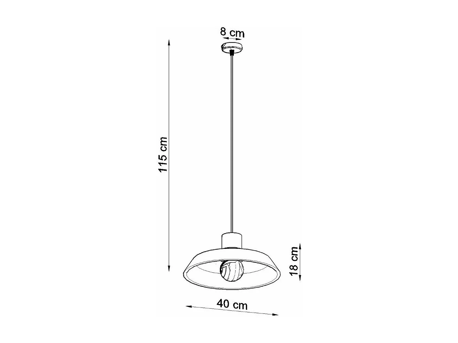 Lampe suspendue Aurora