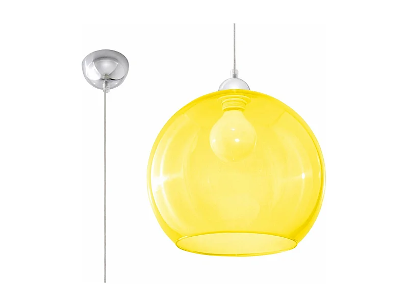 Lampe pendante Borealis jaune