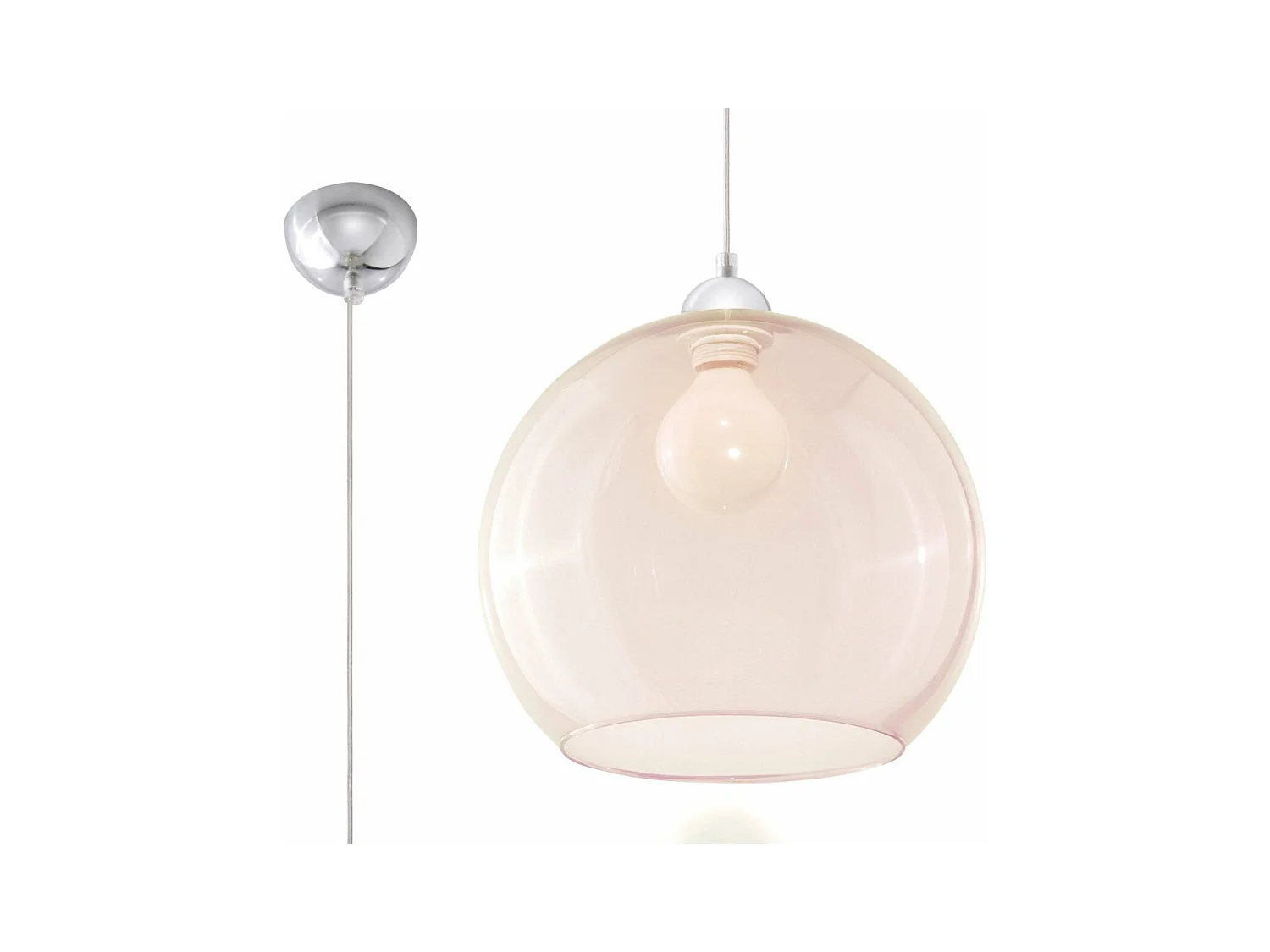 Lampe pendante Borealis champagne