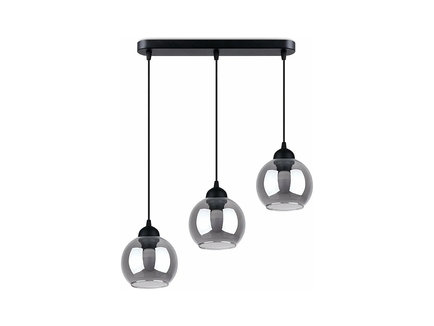 Lampe pendante Altair 3 noir