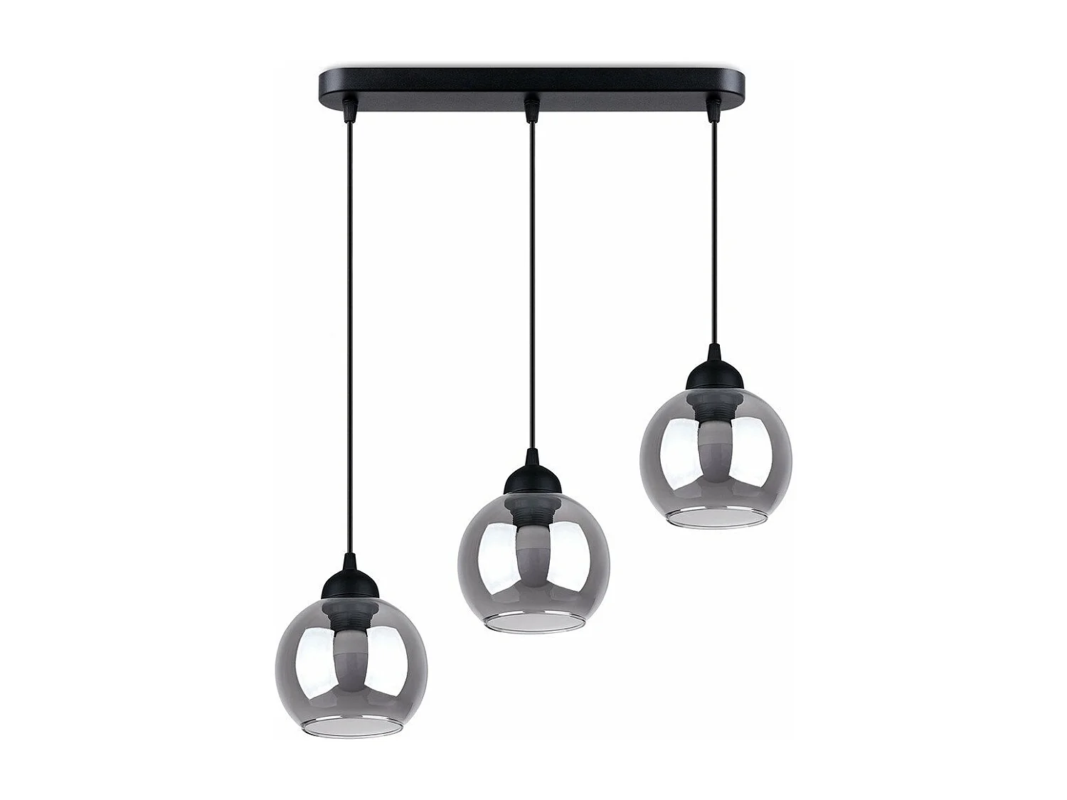 Lampe pendante Altair 3 noir