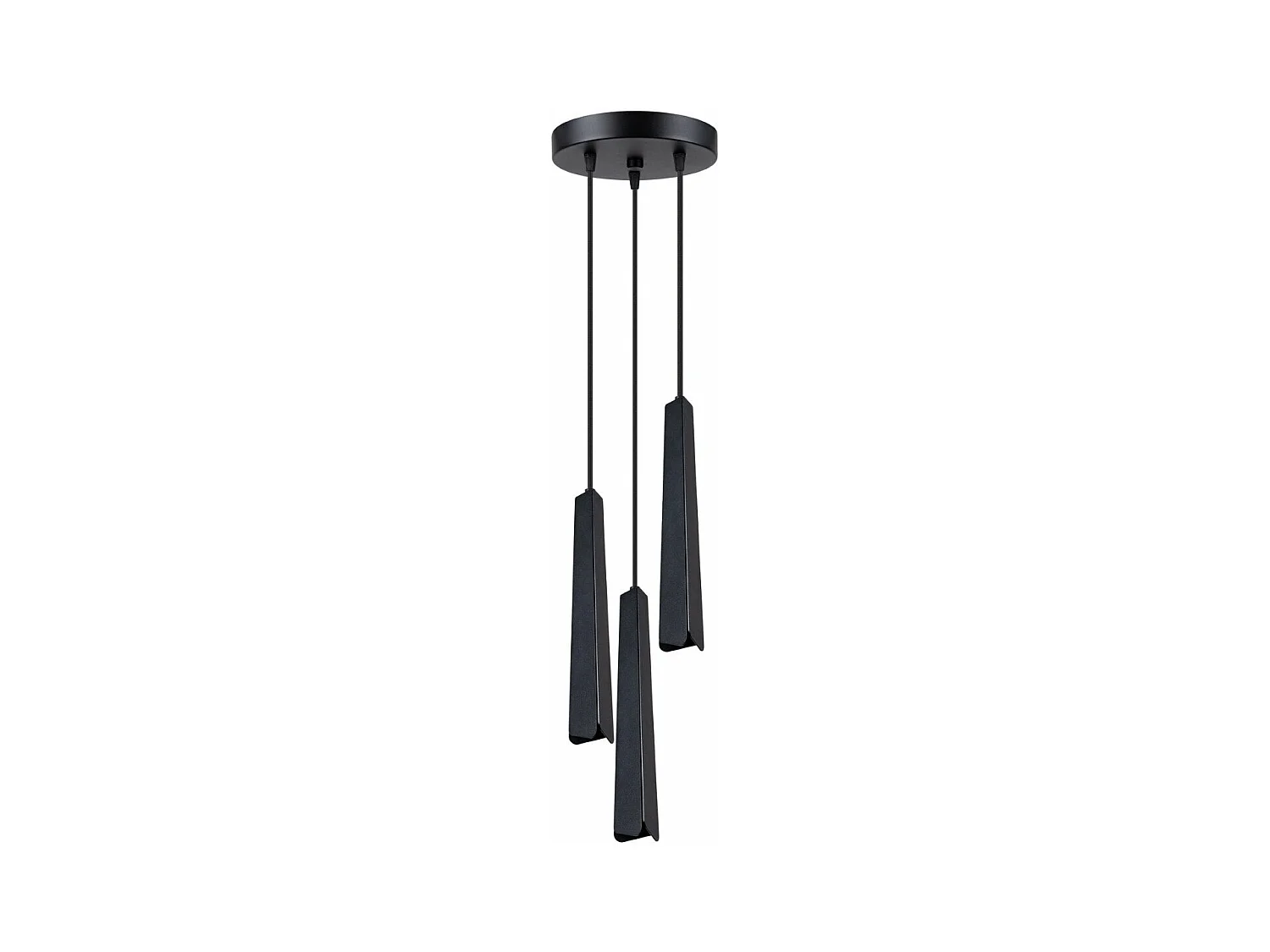 Lampe suspendue Prismatica 3P noir