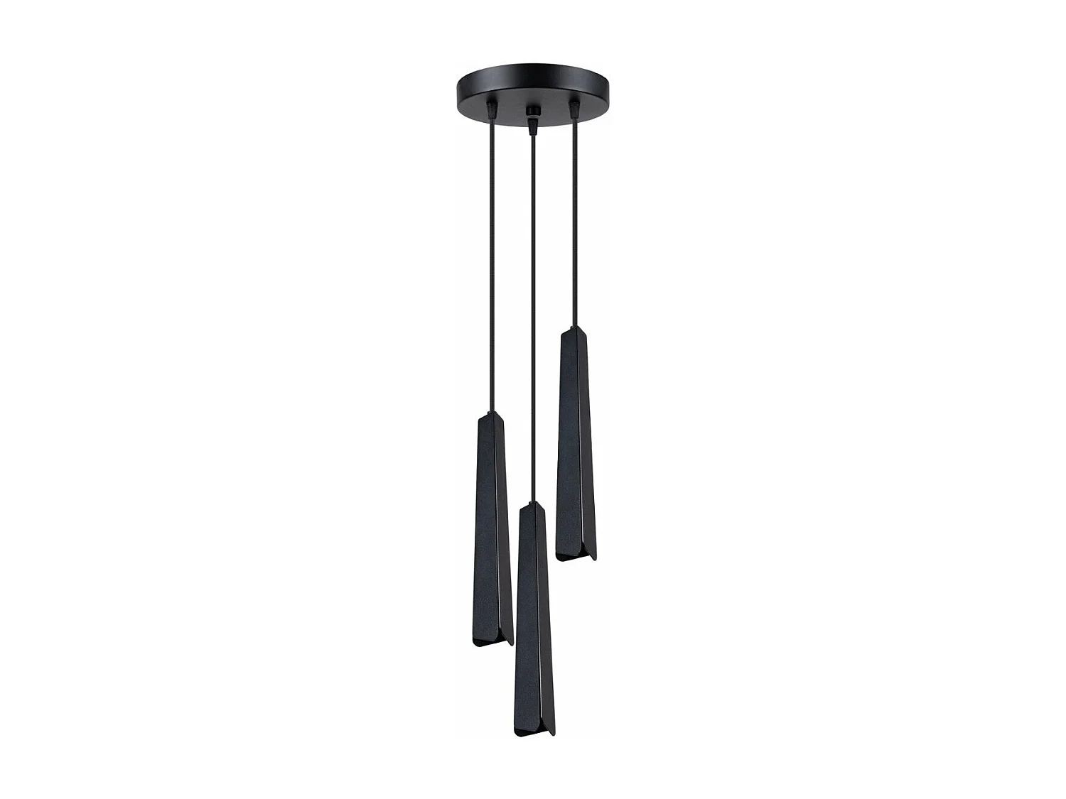 Lampe suspendue Prismatica 3P noir