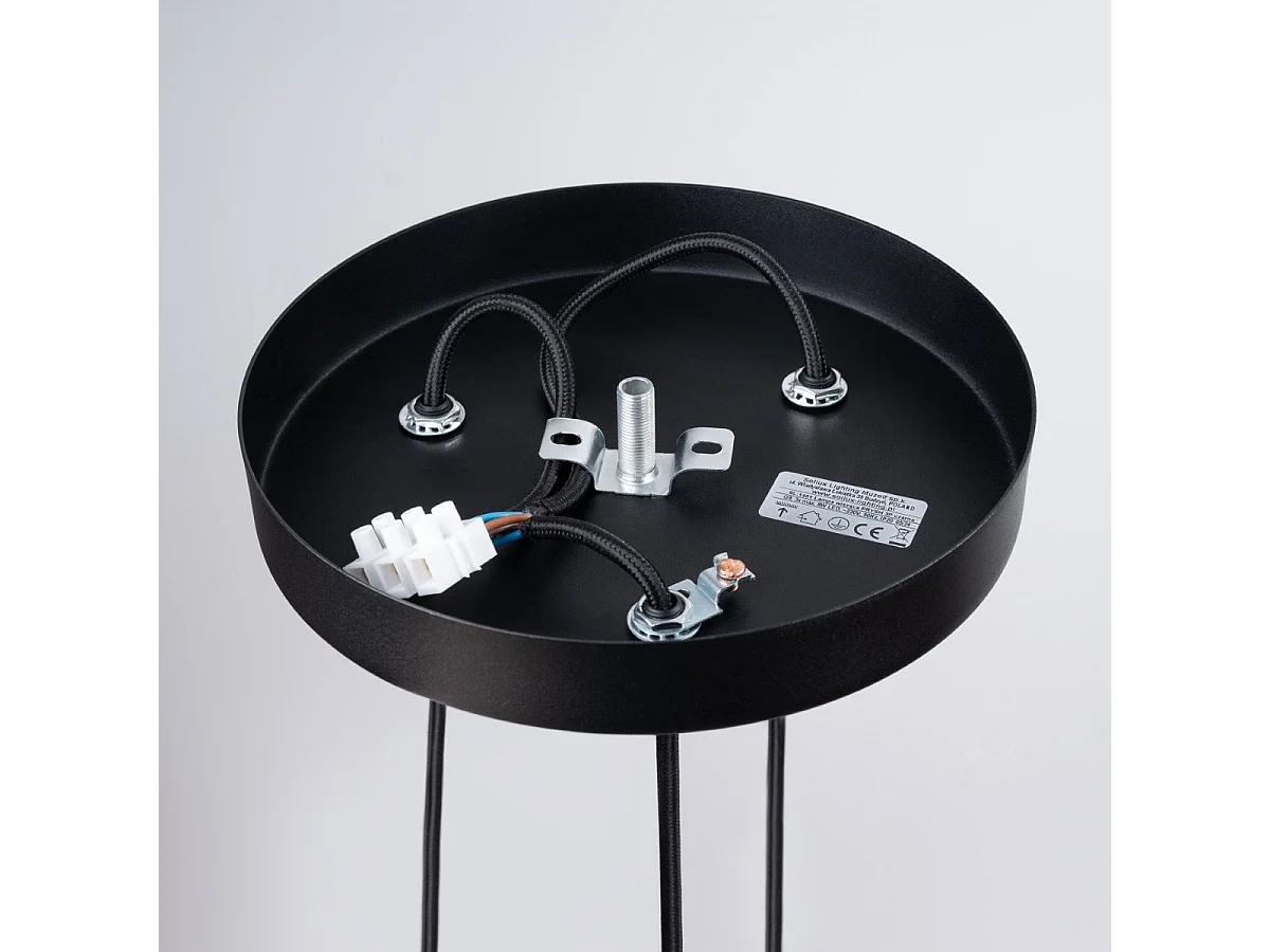 Lampe suspendue Prismatica 3P noir