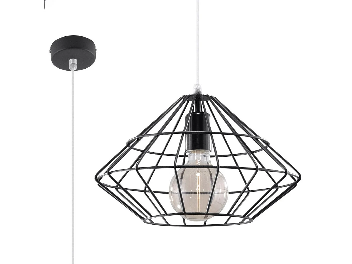Lampe pendante Luxor noir