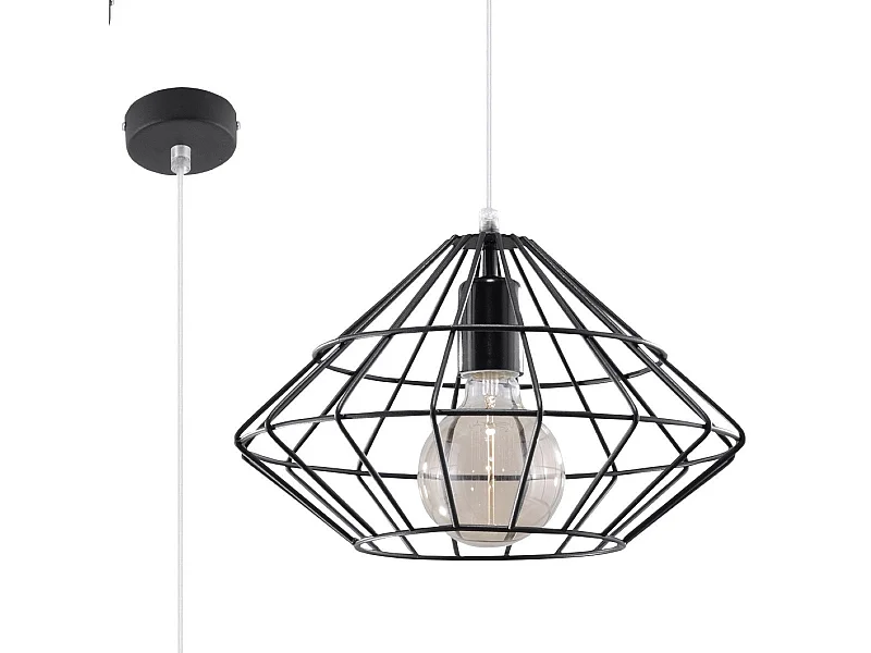 Lampe pendante Luxor noir