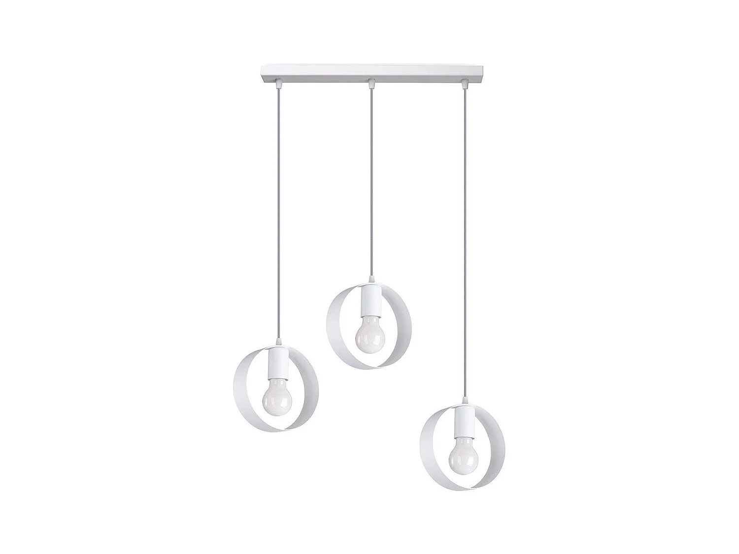 Lampe pendante Siria 3 biala