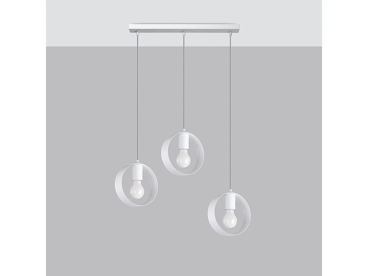 Lampe pendante Siria 3 biala