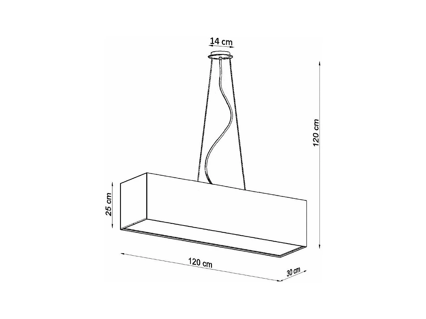 Lustre Scheat 120 blanc