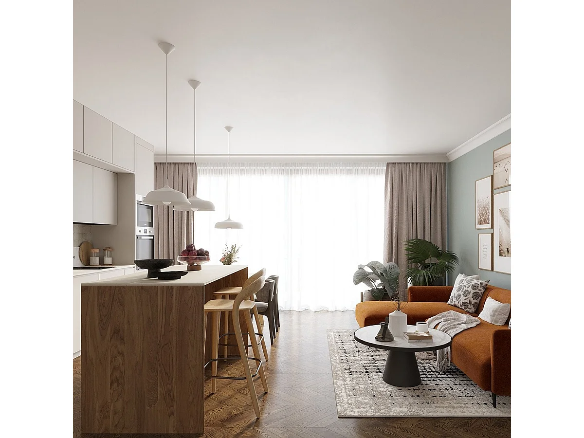 Lampe suspendue Gibbous blanc