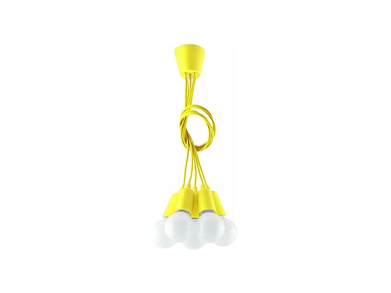 Lampe pendante Dione 5 jaune