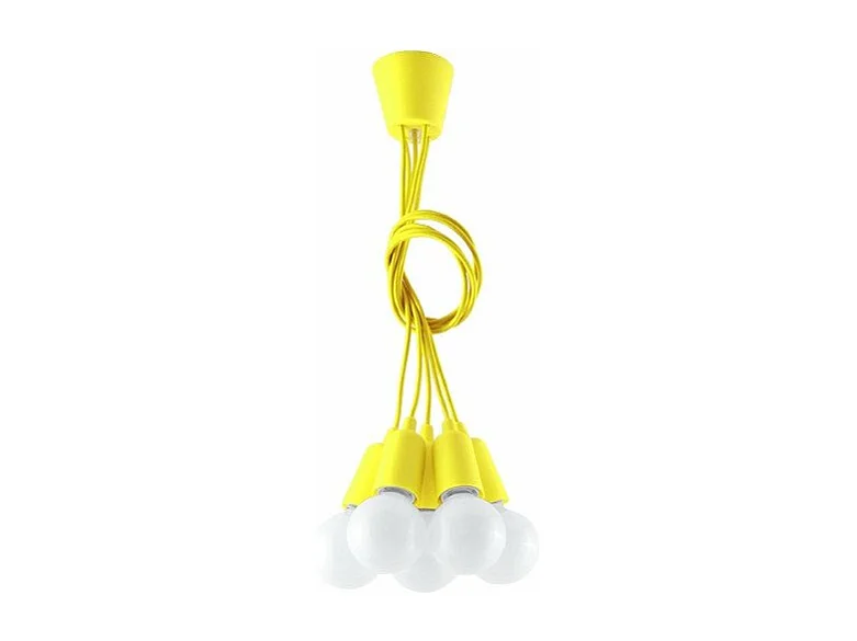 Lampe pendante Dione 5 jaune