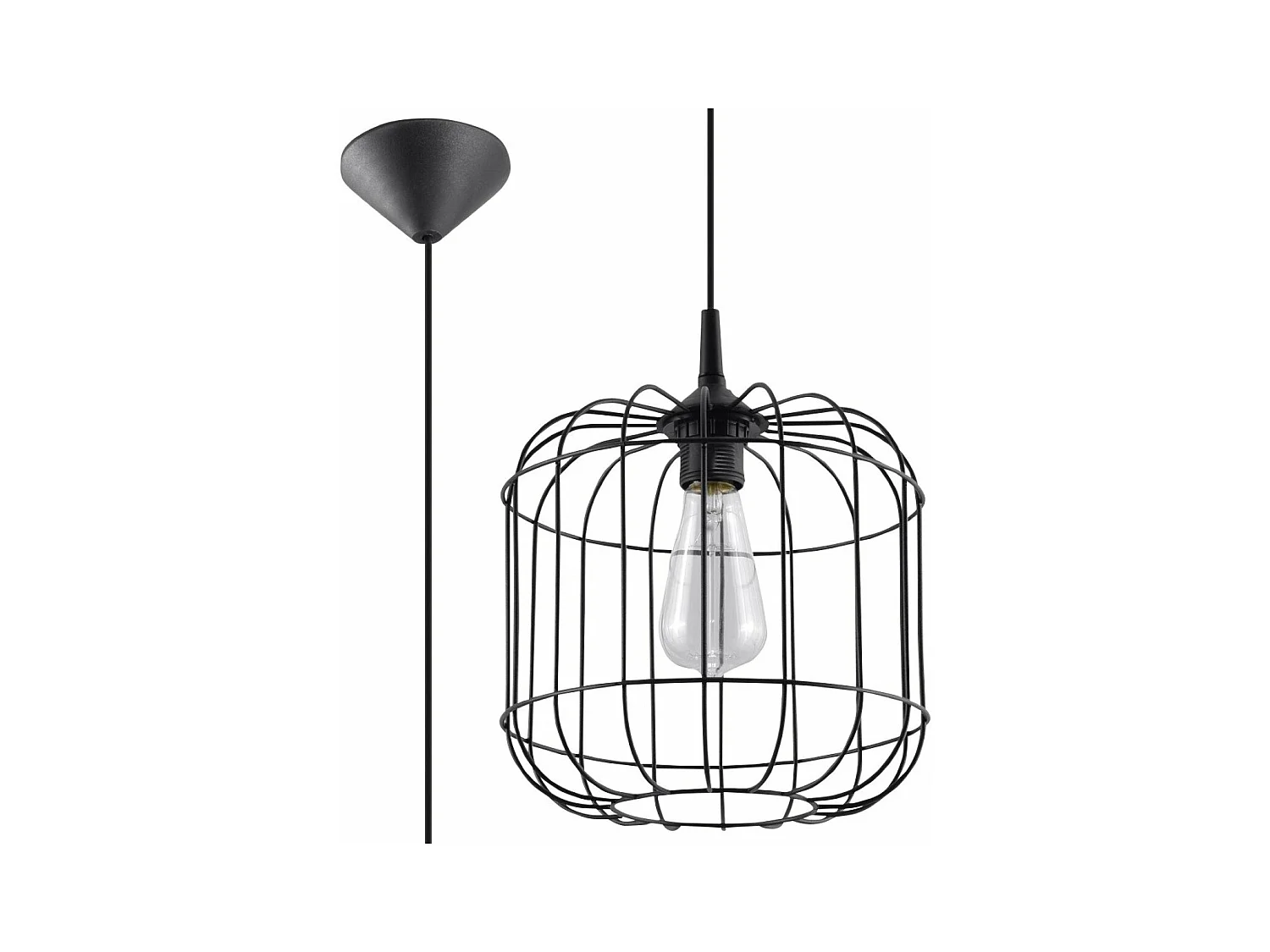 Lampe suspendue Centauri noir