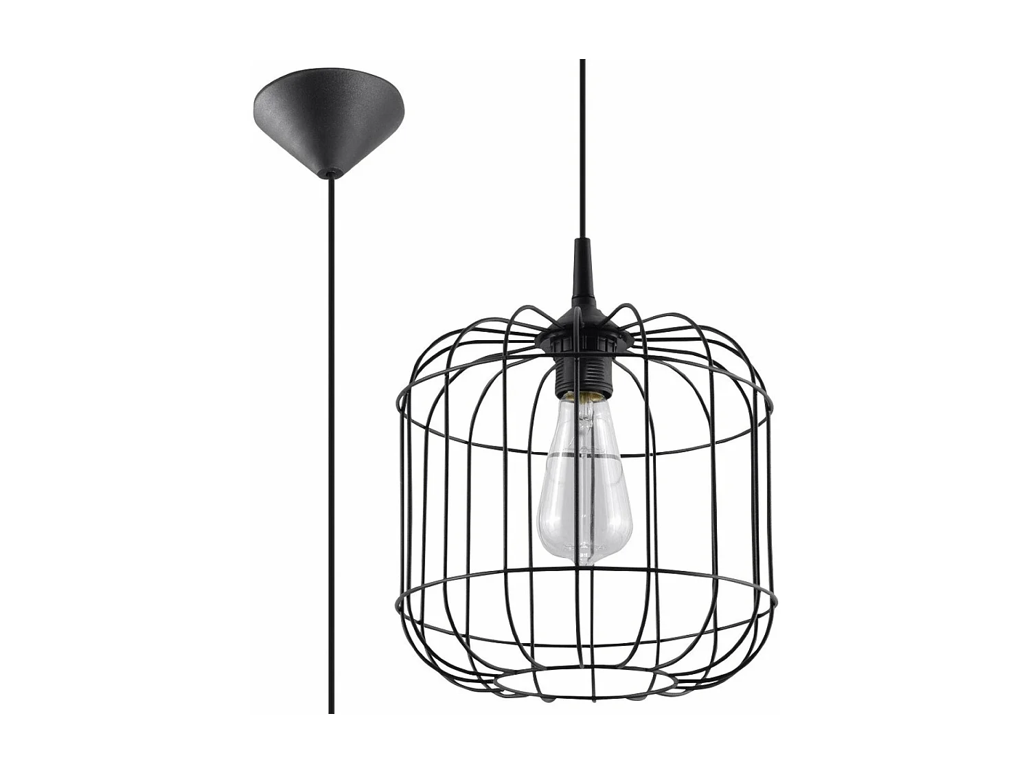 Lampe suspendue Centauri noir