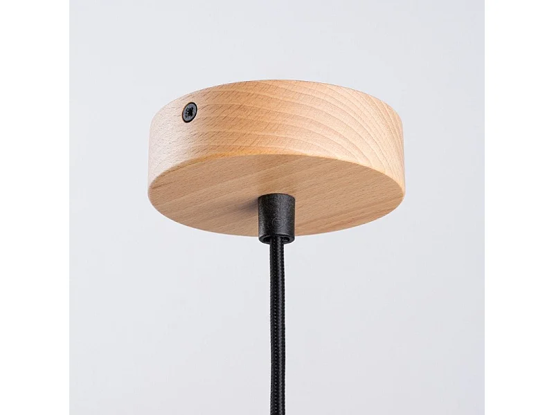 Lampe suspendue Fusion noir