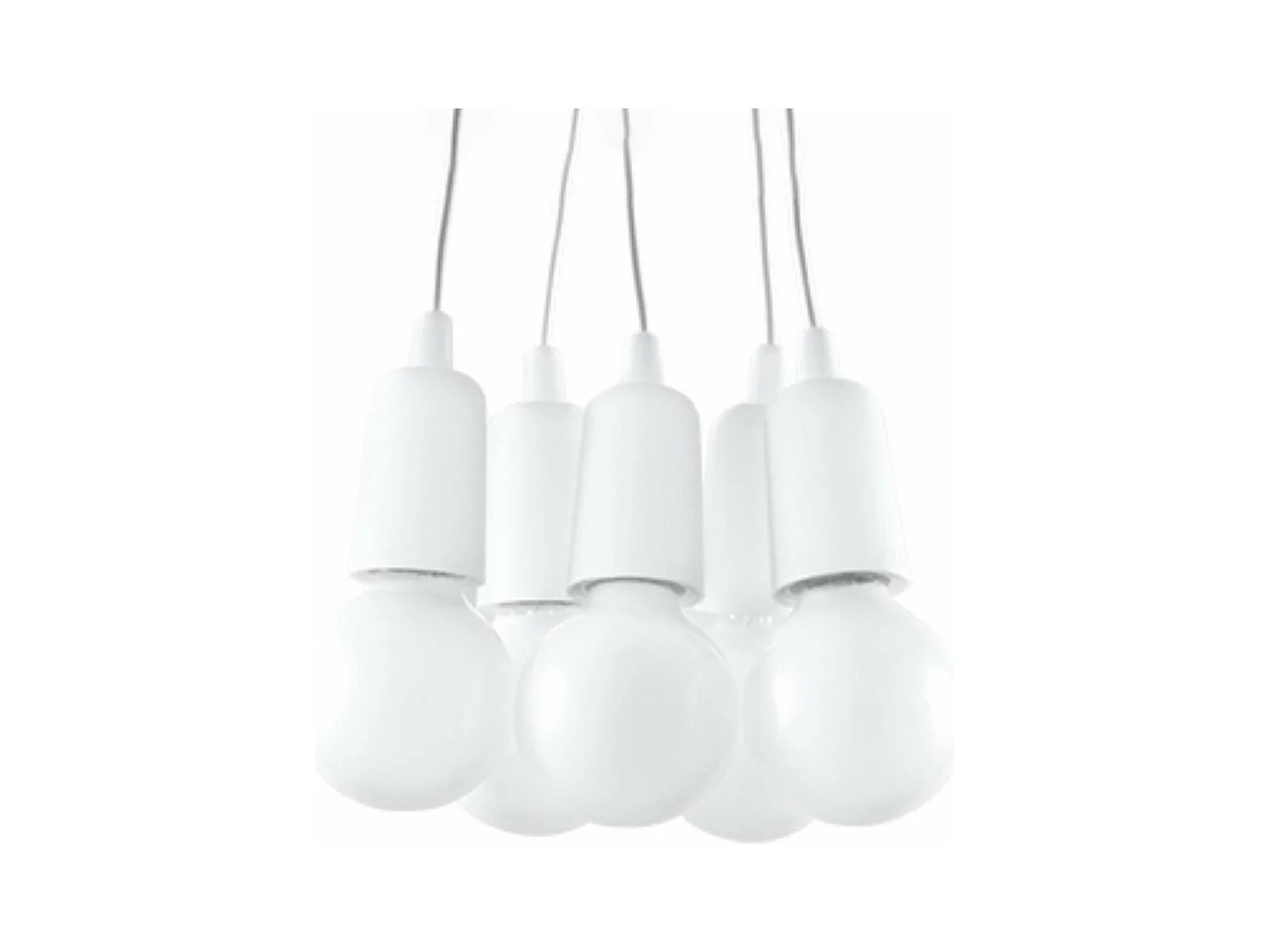 Lampe suspendue Dione 5 blanc