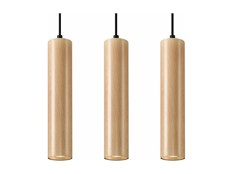 Lampe suspendue Lyric 3 bois