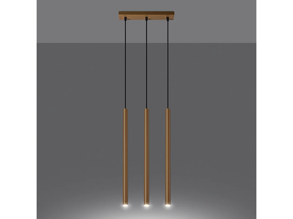 Lampe suspendue Novastel 3L or