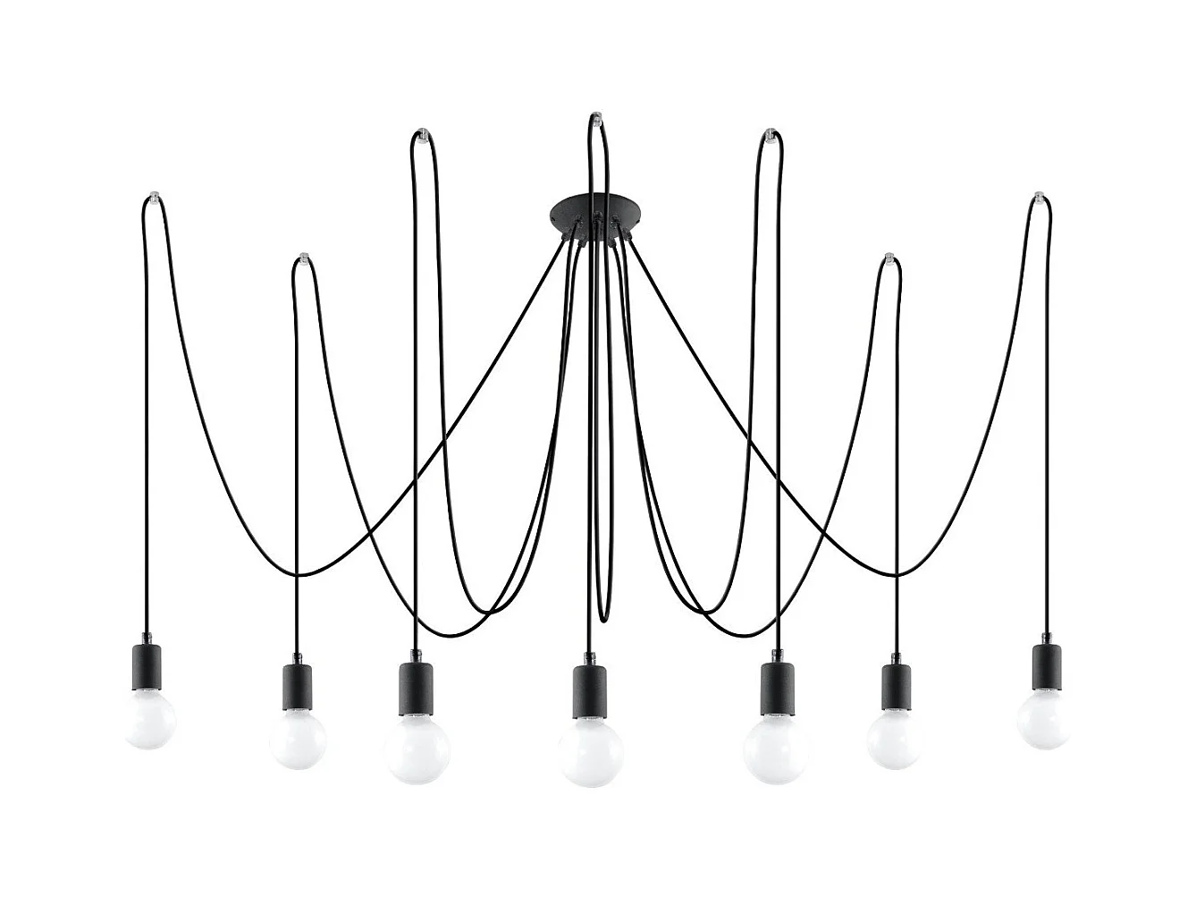 Lustre Electra 7 noir