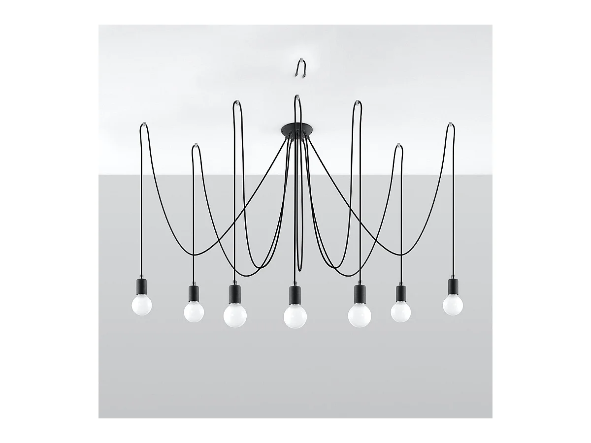 Lustre Electra 7 noir