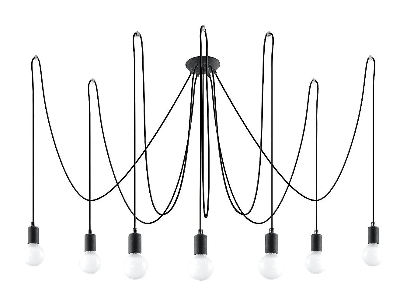 Lustre Electra 7 noir