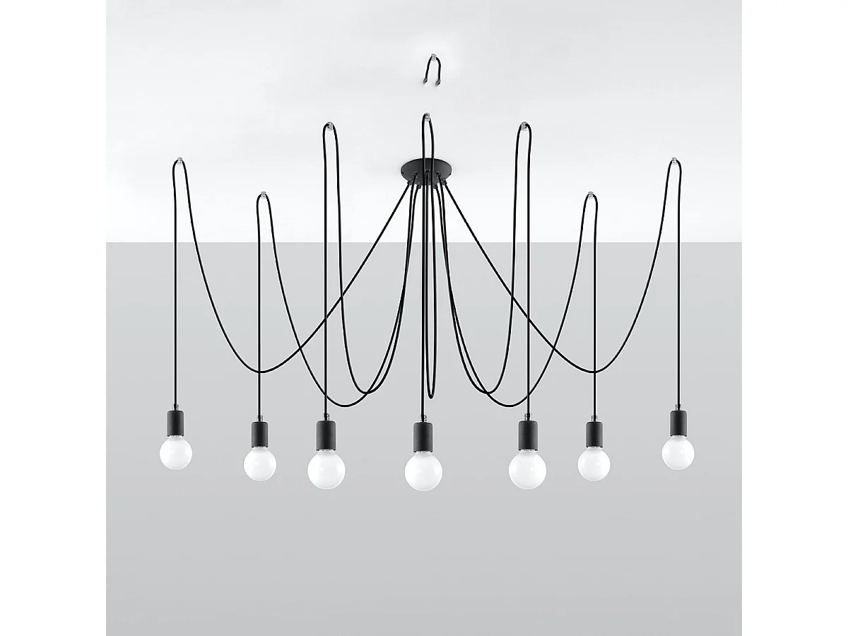 Lustre Electra 7 noir