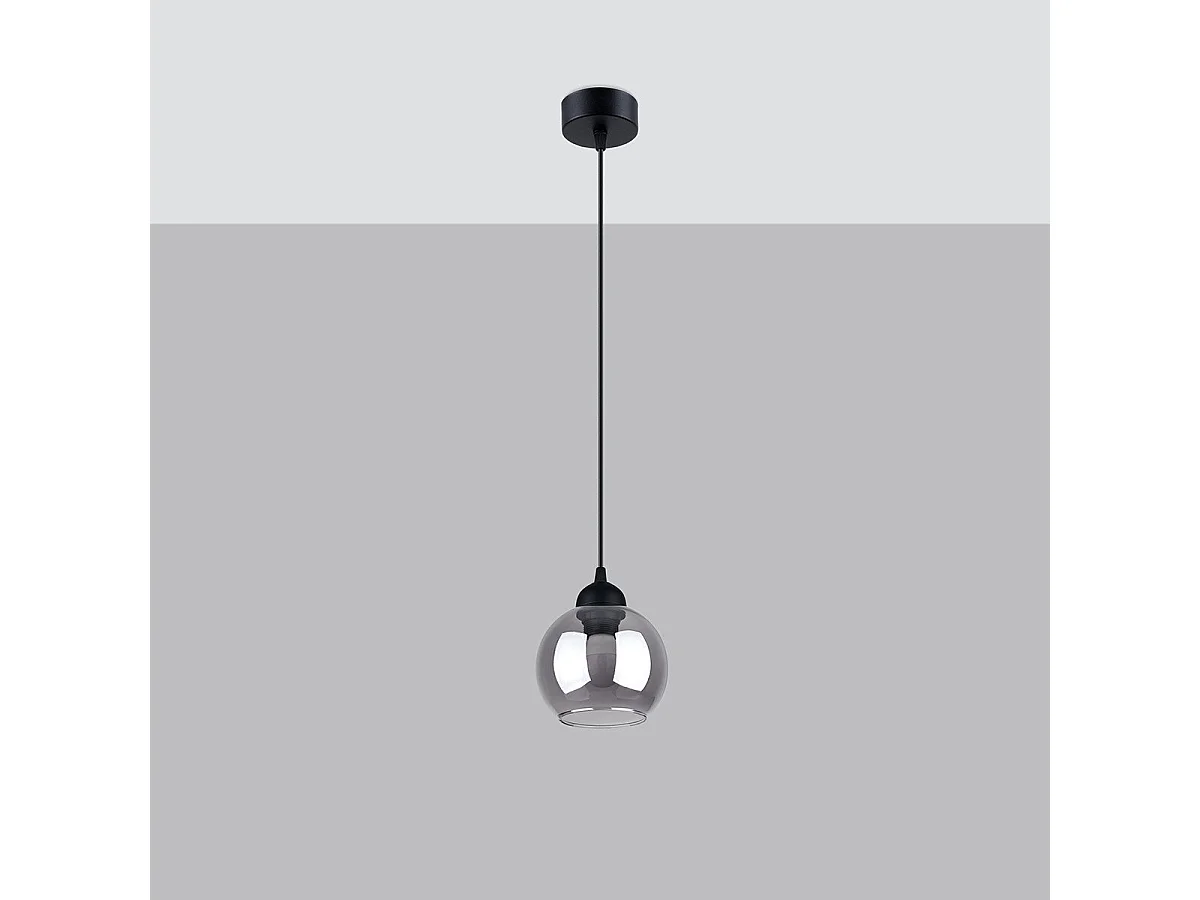 Lampe pendante Altair 1 noir
