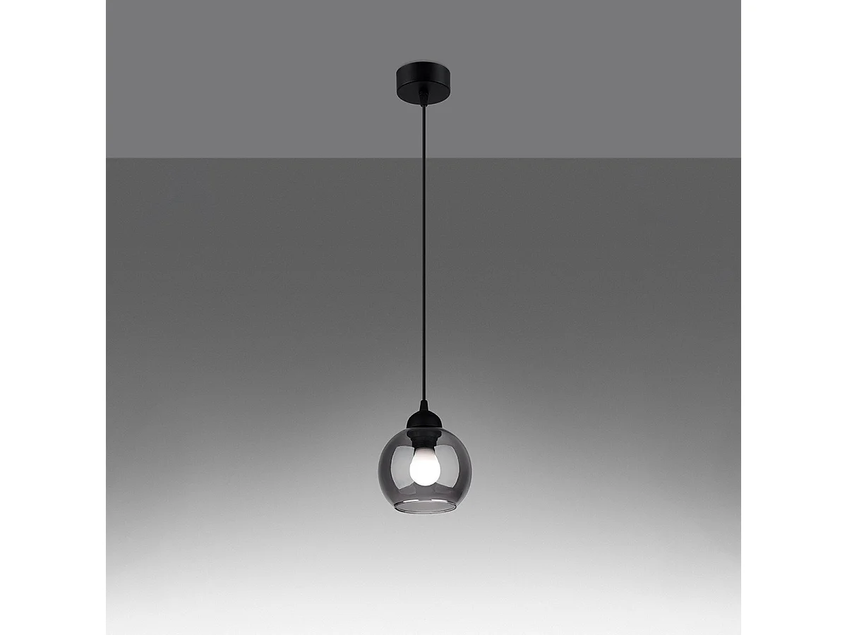 Lampe pendante Altair 1 noir