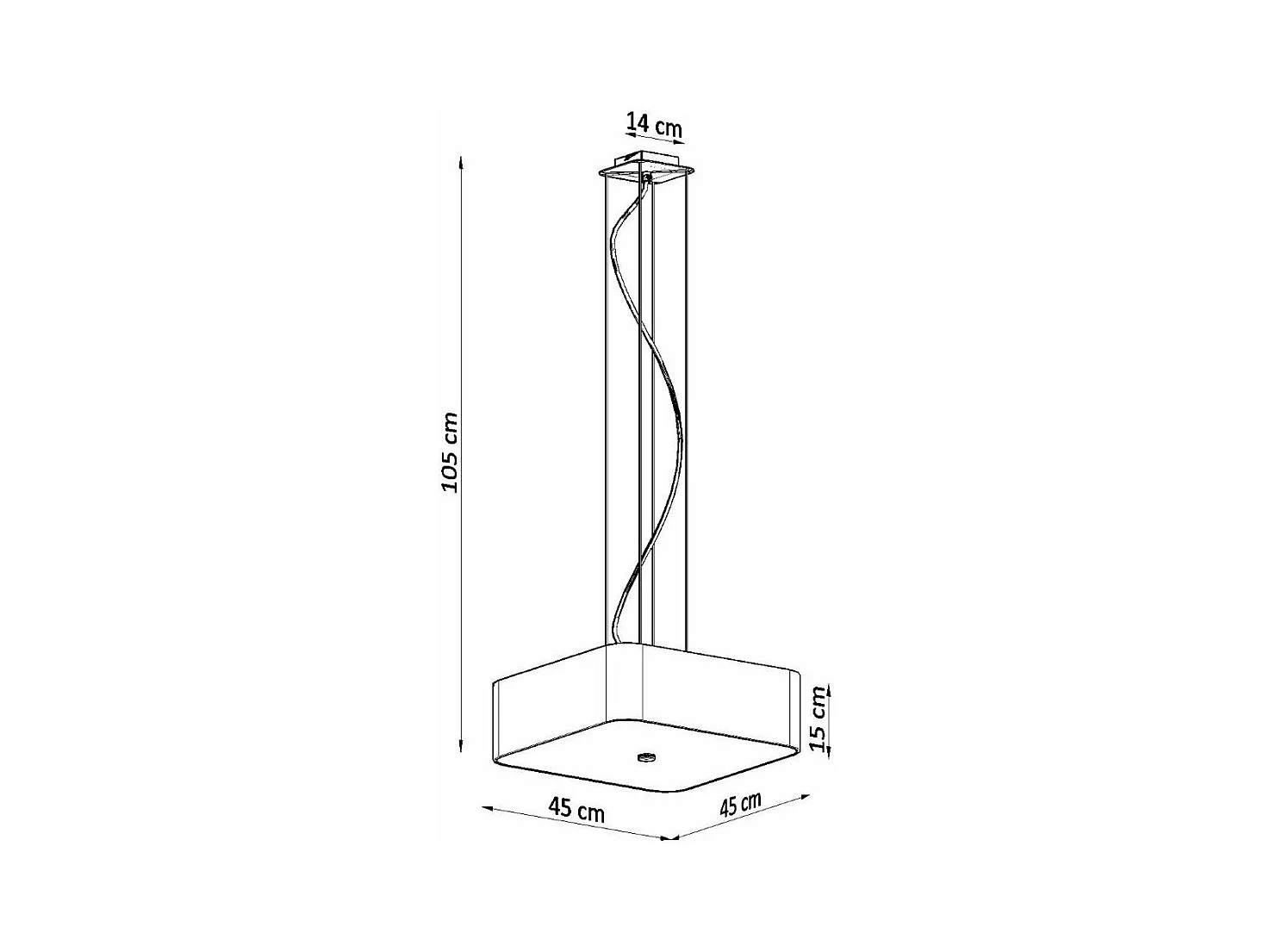 Lustre Locus 45 noir