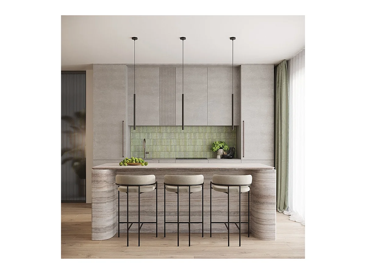 Lampe suspendue Astralis 3P noir