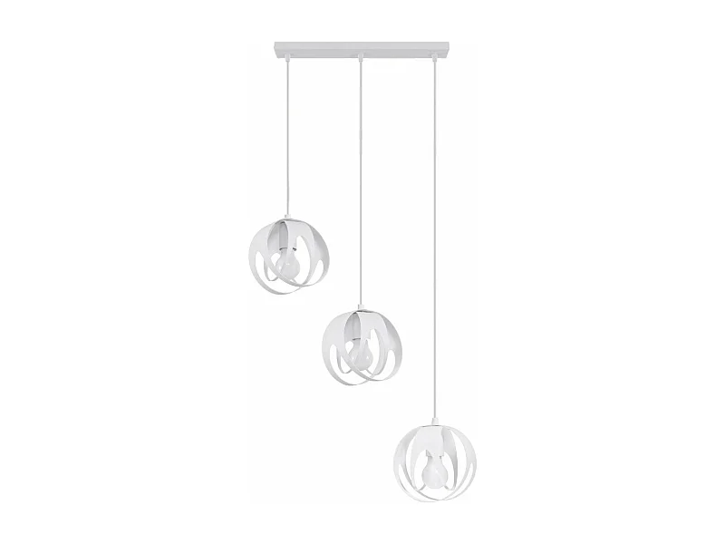 Lampe pendante Alden 3L blanc