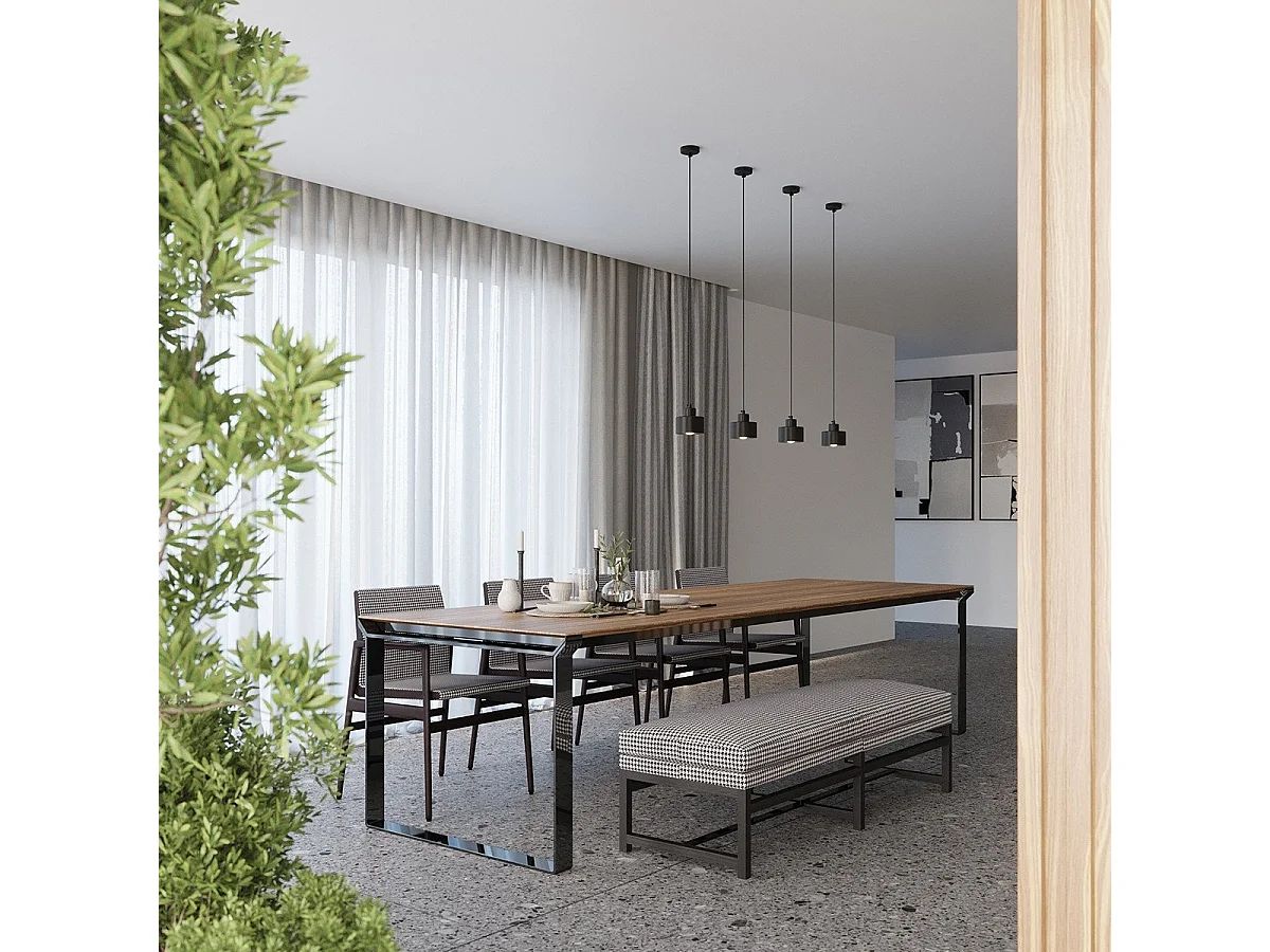 Lampe suspendue Savitar 1 noir