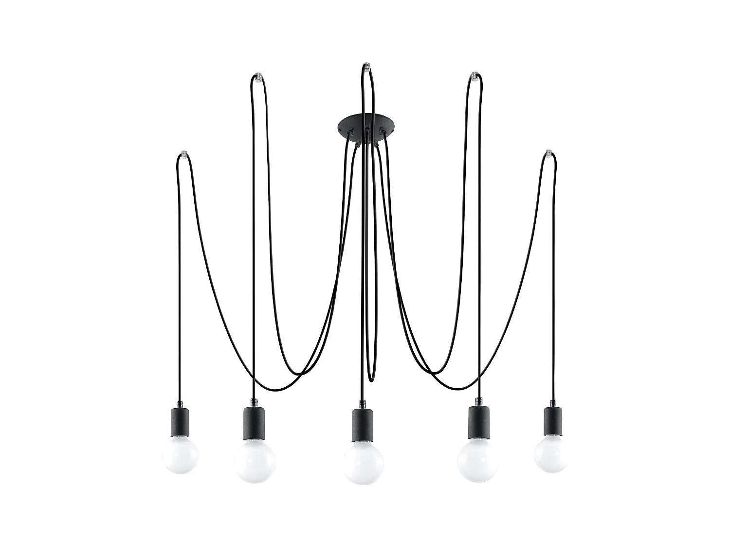 Lustre Electra 5 noir