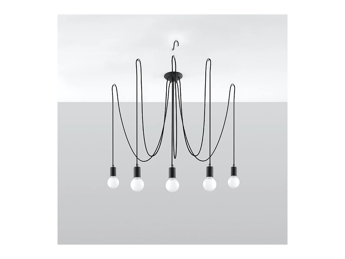Lustre Electra 5 noir