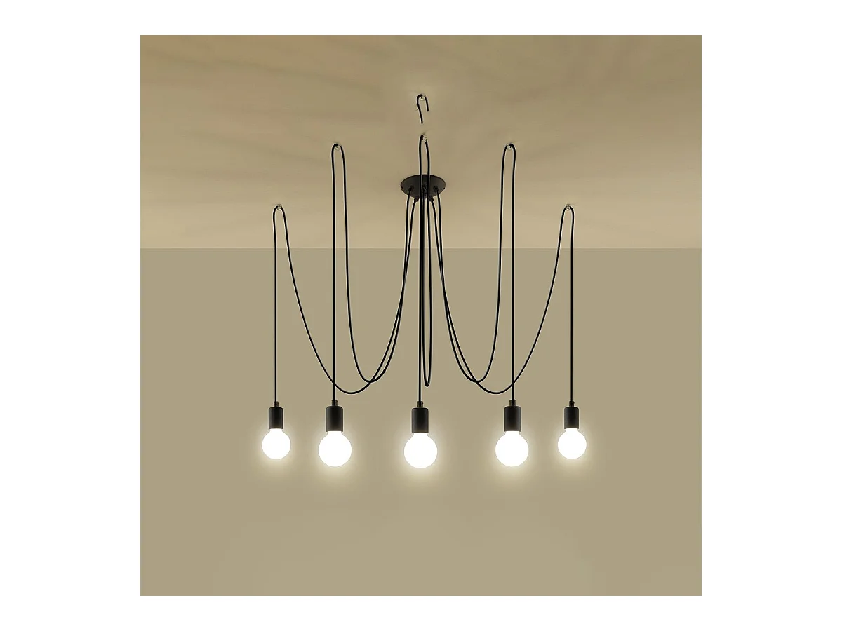 Lustre Electra 5 noir